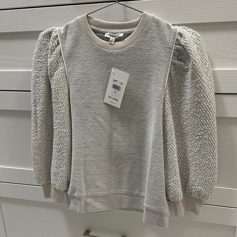 Splendid Gray Crew Neck Sweater
